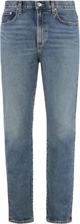 A Gold E Curtis Straight Leg Jeans - Heren - Slim Fit Jeans - Blauw - W33 - Katoen - Jeans