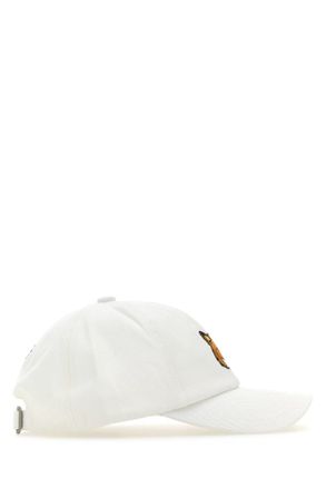Maison Kitsun&eacute; Mm06103ww0096 P100 White Monoensemble = Cotton Cappelli E Fasce Per Capelli Hat