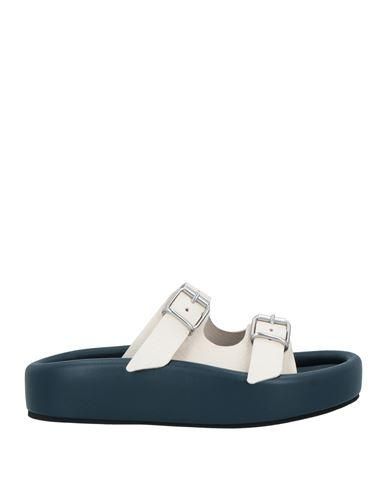 サンダル MM6 MAISON MARGIELA Men Sandals SH1WS0017P8163 HA743 BLUE MM6 Maison Margiela Webbing slip-on Platform Sandals | Black
