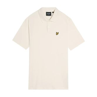 Lyle & Scott SS Polo Shirts Ribbed Polo Shirt - male - Lyle & Scott - Polo Shirts - Beige - XL - Tops