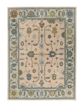 LR Home Lr Home Emilia Traditional Floral Oushak Wool Area Rug
