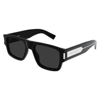 Saint Laurent unisex, Accessoires, Zwart, Maat: 55 MM Nylon