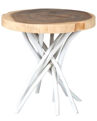 East at Main East At Main Joeslin Teak Accent Table