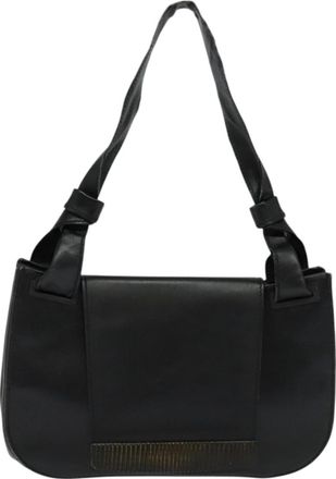 Gucci Black Leather Shoulder Bag (Pre-Owned)