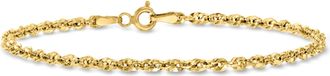 RS Pure by Ross-Simons Italian 14kt Yellow Gold Rope-Chain Bracelet