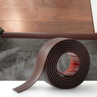 OEM Perfil De Transici&oacute;n Para Suelo De Pvc De 2 M - Autoadhesivo, 5,5 Cm, Marr&oacute;n Oscuro