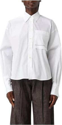 Brunello Cucinelli Mujer, Blusas y Camisas, Blanco, Talla: M