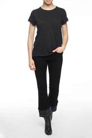 Rag & Bone Crewneck T-shirt, Womens, Black