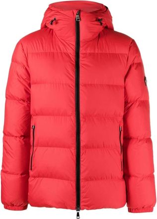 J.Lindeberg Rode Puffer Donsjas - Heren - Winterjassen - Rood - S - Polyester - Jassen