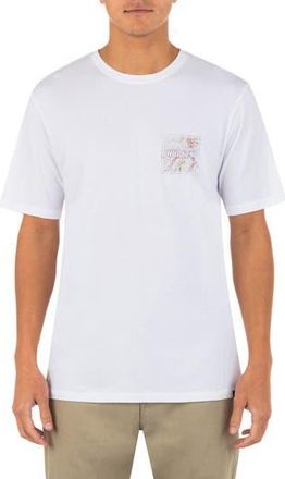 Hurley Four Corners Everyday Wash Graphic T-Shirt in White at Nordstrom Rack, Size X-Large