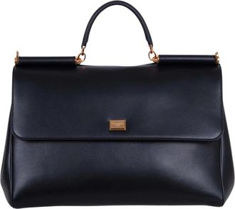 Dolce & Gabbana My Sicily Bag - Dames - Handtassen - Zwart - ONE Size - Leer - Tassen