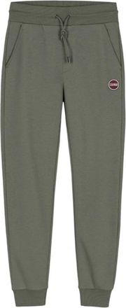 Colmar Groene Fleece Broek Elastische Taille - Heren - Sweatpants - Groen - S - Katoen - Broeken