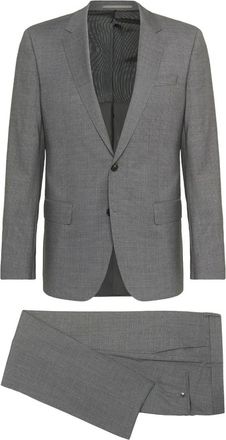 HUGO BOSS Heren, Pakken, Grijs, Maat: 4XL Wol