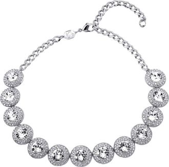 Swarovski Una Angelic Rhodium Plated Choker Necklace