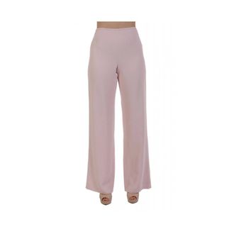 Emporio Armani Dames, Broeken, Roze, Maat: XL Leer