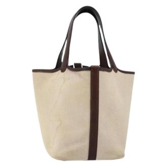 Herm&egrave;s Borsa a Secchiello Vintage Pre-owned - - Pre-owned - Donna - Beige - ONE SIZE