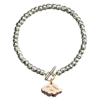 Dodo BRACCIALE GRANELLI & NUVOLA ORO ROSA E DIAMANTI