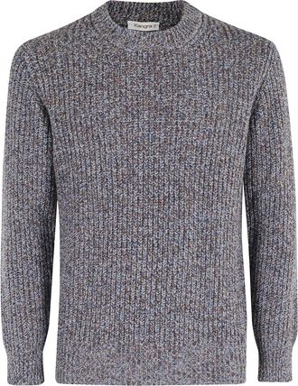 KANGRA Truien & Vesten, Heren, Blauw, L, Indigo Cirkel Hals Sweater