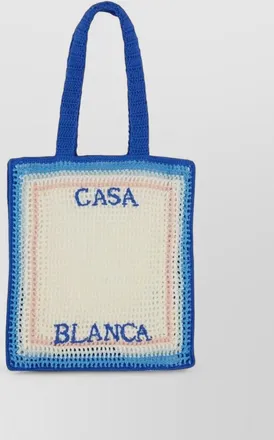 Casablanca crochet tote bag