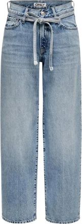 Only Vaqueros con Cintur&oacute;n y Bolsillos - Jeans - Mujer - Azul - W29 L32