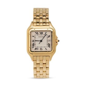 Cartier Pre-owned Cartier Panthere De Cartier White Dial Ladies Watch 1060