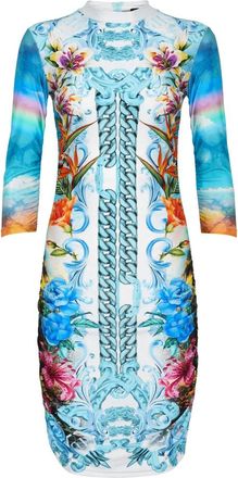 Philipp Plein Short Dress Hawaii - Dames - Korte kleedjes - Veelkleurig - S - Kleedjes