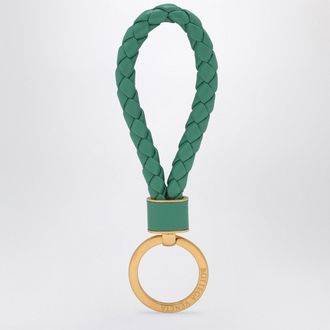 Bottega Veneta Portachiavi Mermaid in pelle intrecciata
