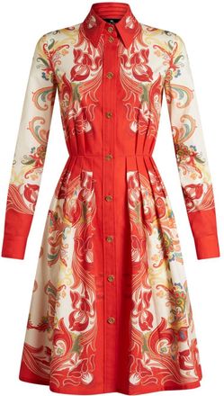 Etro Chemisier con stampa paisley - Rosso