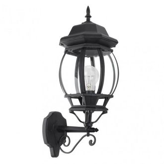Fabrilamp Fabrilamp - Aplique Exterior Aluminio Caelum 1xe27 Negro Ip44 54x19x28 Cm