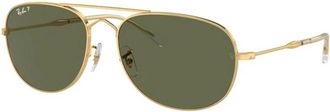 Ray-Ban unisex, Accessoires, Geel, Maat: 57 MM