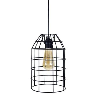 Tosel Suspensi&oacute;n cilindro metal blanco o o Pantalla negro