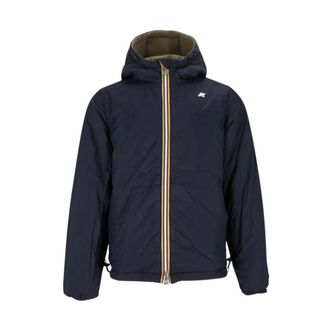 K-Way Jack Spacer Nylon Double Jacket - Heren - Jassen - Blauw - Maat: M Nylon