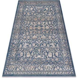 RugsX Rugsx - Alfombra Nain Ornamento, Marco, Vintage 7557/51644 Beige / Azul Blue 80x150 Cm