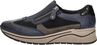 Rieker Sportieve Sneaker - Dames - Sneakers - Blauw - 42 EU - Schoenen