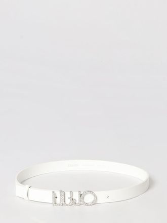 Liu Jo Cintura in pelle sintetica con logo di strass