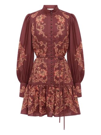 Alemais Seraphina dress - women - Ramie - S - Red