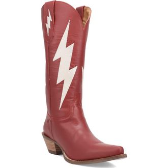 Dingo Thunderbolt Western Boot in Red at Nordstrom, Size 9.5