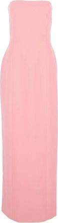 Solace London Kleedjes, Dames, Roze, L, Roze Maxi Jurk