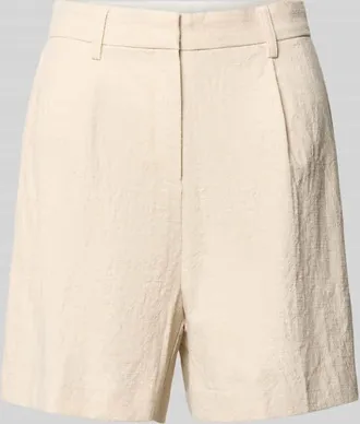Neo Noir Neo Noir Shorts aus Ramie-Mix mit Biesen Modell Sega in Beige, Gr&ouml;&szlig;e 34