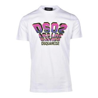 Dsquared2 Heren, Tops, Wit, Maat: L Katoen