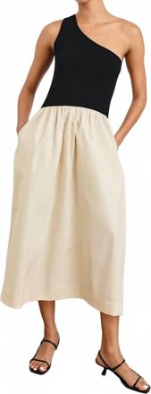 Rails Anita Midi Dress In Black/ivory