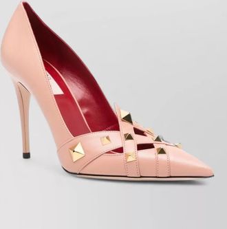 Valentino Garavani leather studded pumps