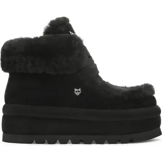 Naked Wolfe Bambi Black Suede/Shearling at Nordstrom, Size 8