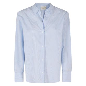 MC2 Saint Barth Shirts, female, Blue, Size: S Cristal Shirt