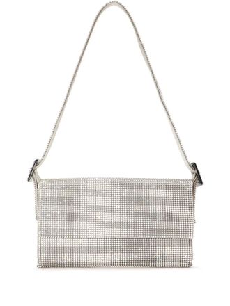 Benedetta Bruzziches Vittissima mini bag - women - Crystal/Fabric - One Size - Silver