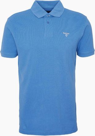 Barbour Mens Barbour Original Sports Polo Polo Shirt BU67 Federal Blue - Size: 40