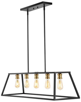 Jonathan Y Designs Jonathan Y Floyd 38In 5-Light Adjustable Led Pendant