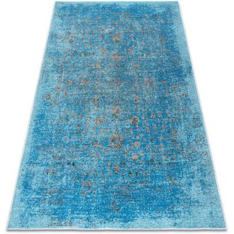 RugsX Rugsx - Wool carpet antigua 518 75 JQ500 osta - Abstraction flat-woven blue blue 170x240 cm