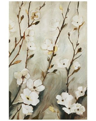 Empire Art Direct Blossoming Tranquility Floral Wrapped Canvas Wall Art