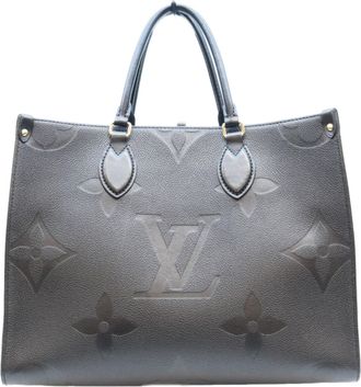 Louis Vuitton Black Monogram Empreinte Tote Bag (Pre-Owned)